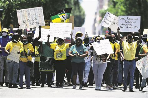 ANC WORKERS PROTEST OVER SALARIES! | Daily Sun