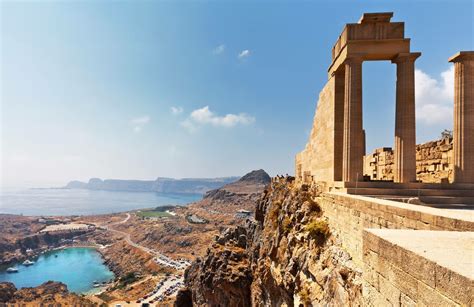 The Acropolis in Lindos Rhodes Greece | Greek island tours, Greece photography, Best greek islands