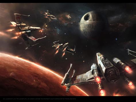 ArtStation - The Defense of Yavin 4