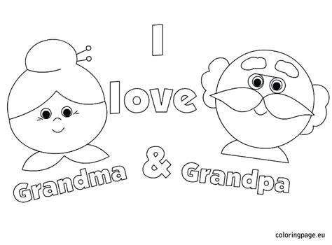 Grandparents Coloring Pages at GetDrawings | Free download