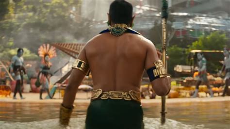 Black Panther 2 star says putting the Namor costume on for the first time was "amazing ...