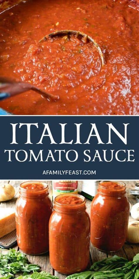 The Best Italian Tomato Sauce - A Family Feast®