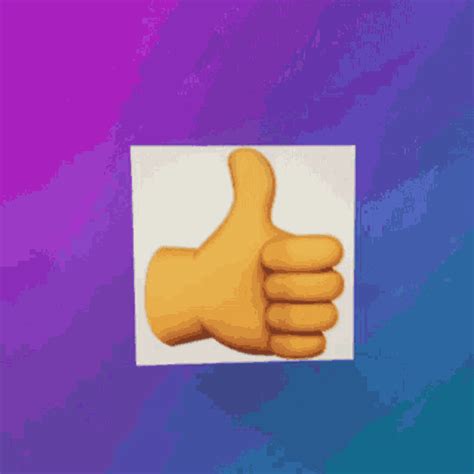 Thumbs Up Emoji Meme Gif