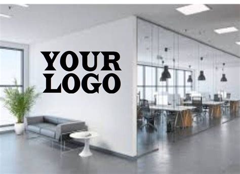 Business Logo Decal Business Branding Wall Art Custom - Etsy | Decal ...