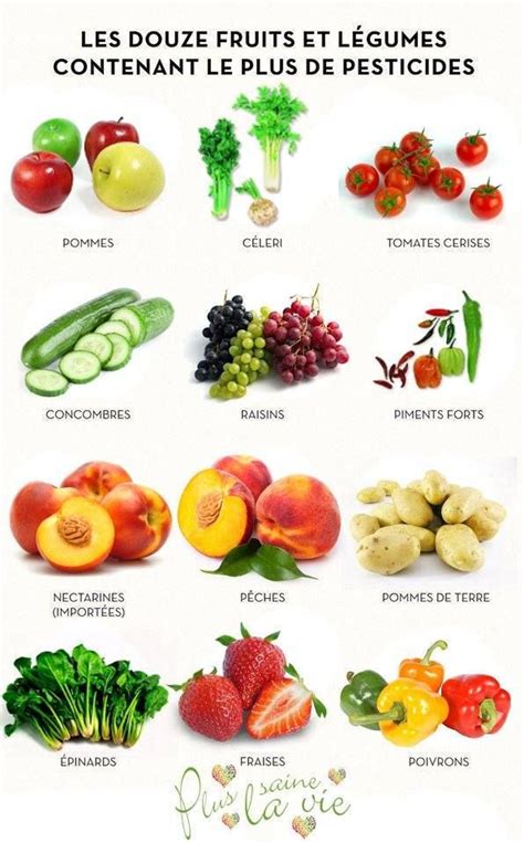 Les 12 fruits et légumes contenant le plus de pesticides : pomme _ céleri _ tomate cerise ...