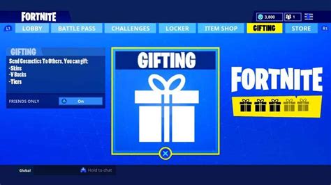 Fortnite Gifting System Release Date As Update 5.01 Arrives