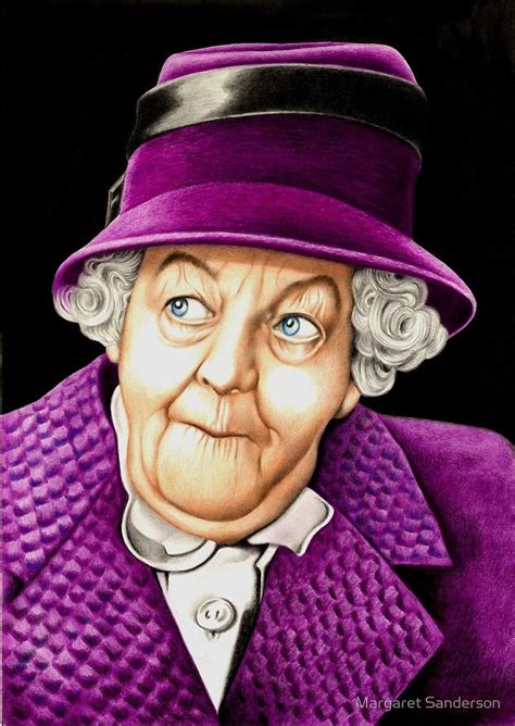 Margaret Rutherford plays Miss Jane Marple by Margaret Sanderson | Margaret rutherford, Agatha ...