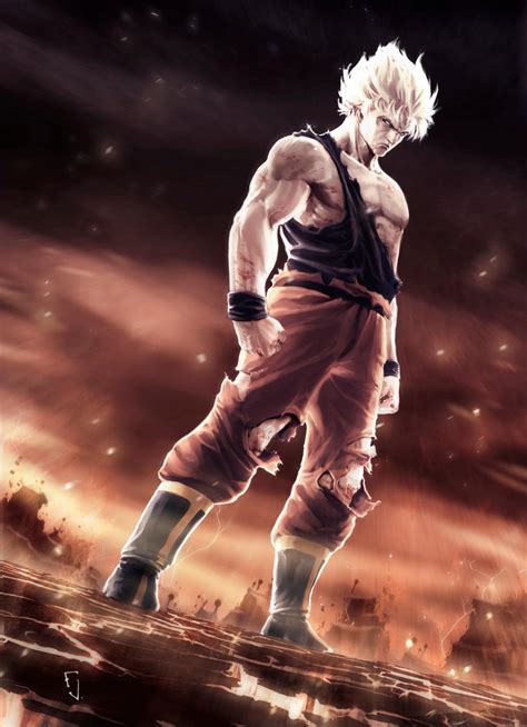 super saiyan!(retouched version) by spadjm on DeviantArt