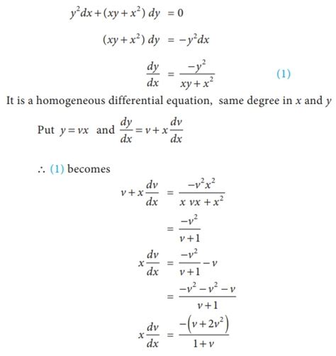 Homogeneous Differential Equations - Example Solved Problems with ...