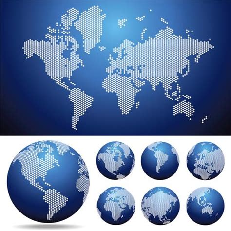 Earth Globe World Map Printable