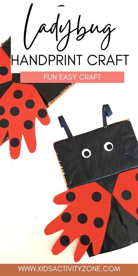 Ladybug Handprint Craft - Kids Activity Zone