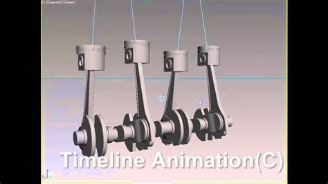 Piston Crankshaft Animation - YouTube