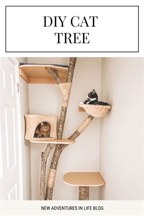 DIY Cat Tree – Free Plans - New Adventures In Life