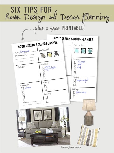 Six Tips on Room Design and Decor Planning - Live Laugh Rowe