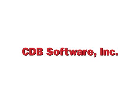 CDB Software Logo PNG Transparent & SVG Vector - Freebie Supply