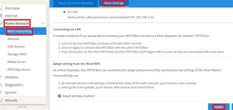 Configuring WIFI mesh on Fritz!Box WIFI accesspoints – www.pasta ...