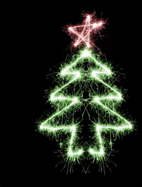 Photo of sparking christmas tree | Free christmas images