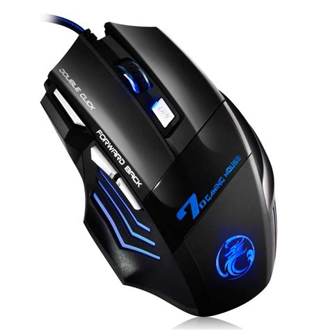 Professional Wired Gaming Mouse 7 Button 5500 DPI LED Optical USB ...