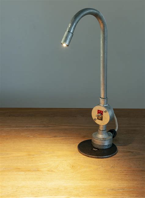 Bath Desk Lamp- industrial style - glare free lighting