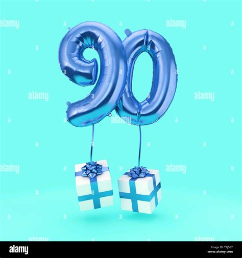 90th birthday balloon hi-res stock photography and images - Alamy