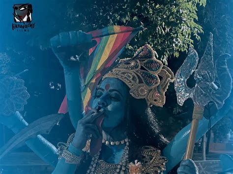 Movie poster showing Goddess Kali smoking cigarette sparks outrage - Global Massage Directory ...