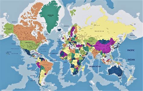 ⊛ Mapamundi Político 🥇 【 Los Mejores Mapas Políticos del Mundo