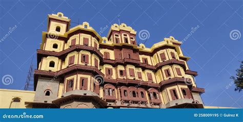 Ground View of Rajwada Palace, Indore Stock Image - Image of historic ...