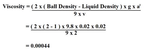 How to Calculate Viscosity.