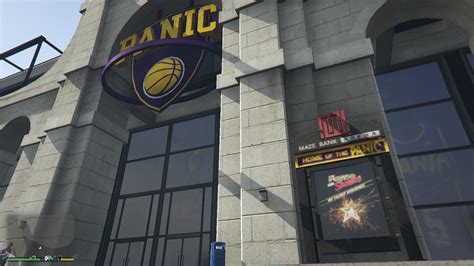 Where is Maze Bank Arena located in GTA 5?