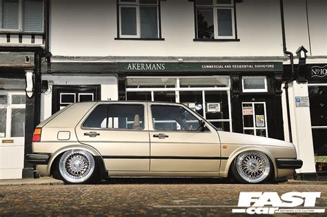 GRANDAD CHIC: MODIFIED VW GOLF MK2 | Fast Car