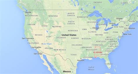 Where is Alabama on USA map