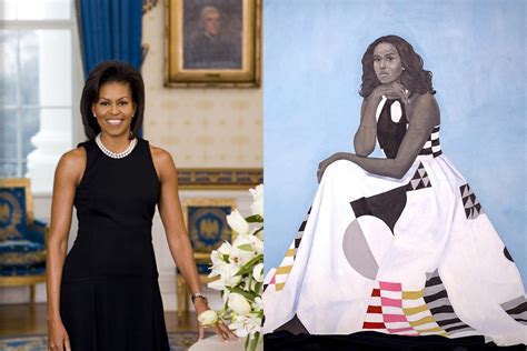 Michelle Obama portrait 'a bold assertion of political power and ...