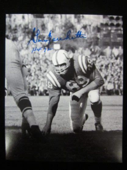 Baltimore Colts Gino Marchetti Autographed Photo - Carls Cards ...