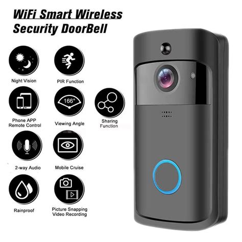 【2021 Upgraded】 WiFi Video Doorbell Camera, Wireless Camera Doorbell with Chime, 1080P HD ...