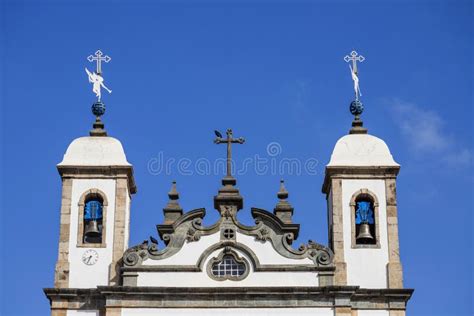 Detail of Aleijadinho Baroque Architecture from Bom Jesus De Matosinhos ...