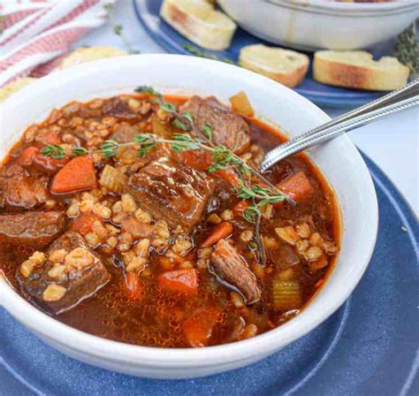 Beef & Barley Stew - The Jam Jar Kitchen