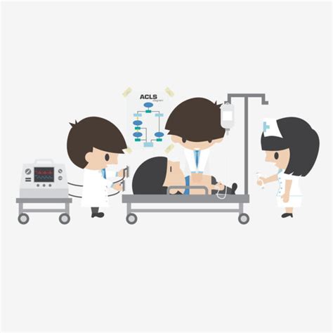 Emergency Rooms Vector Art PNG, Rescue Emergency Room Cartoon Emergency Room Doctors, Cartoon ...