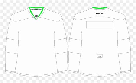 Blank Hockey Jersey Template