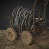 RAW Scan - An old Water Hose Reel Cart - Download Free 3D model by ...
