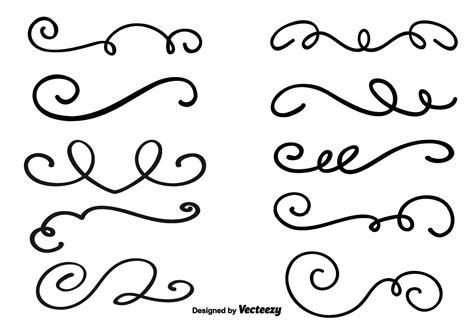 Decorative Vector Swirls - Download Free Vector Art, Stock Graphics ...