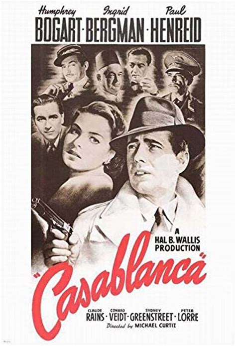 Casablanca - Movie Poster: Regular 24 inches x 36 - Blacklight.com