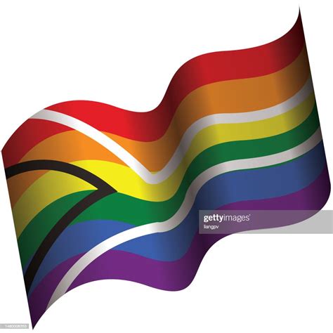 Lgbt South Africa Rainbow Nation Flag High-Res Vector Graphic - Getty ...