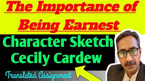 Character Sketch of Cecily Cardew | 786 English Point - YouTube