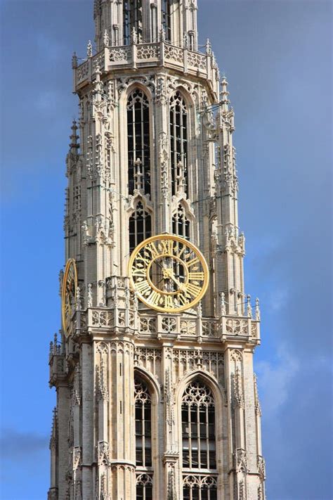 Cathedral of Our Lady in Antwerp Stock Image - Image of landmark, lady: 22083953