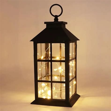 String Lights Decorative Lantern Hanging Decorative Lantern With Led Warm White Fairy Copper ...