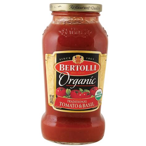 Bertolli Organic Traditional Tomato And Basil Sauce 680g Online at Best ...