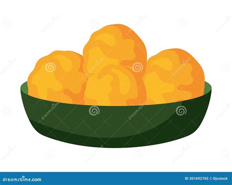 Nigerian food akara stock vector. Illustration of tasty - 301692765