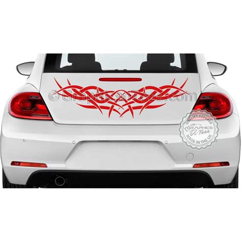 Tribal Car Bonnet Stickers Custom Vinyl Graphic Decals