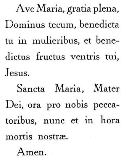 Hail Mary, Latin | Hail mary in latin, Prayers to mary, Hail mary