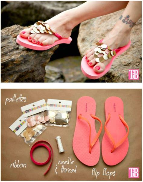 DIY Flip Flops -25 Ways to Refashion Your Flip Flops - DIY Crafts